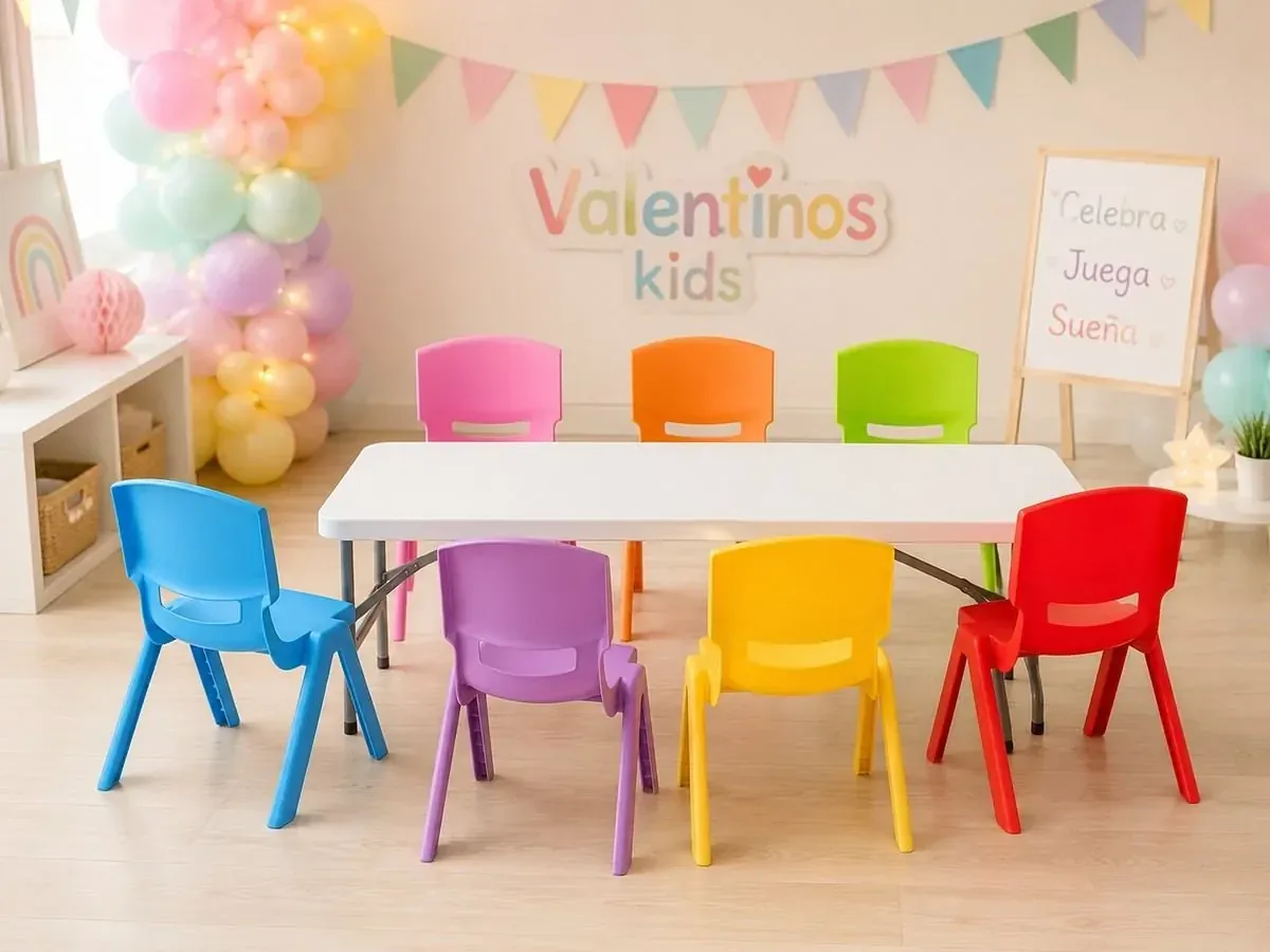 Sillas y mesas infantiles